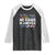 No Kings In America We The People Raglan Shirt LGBTQ Pride American Flag Political TS11 Black White Print Your Wear