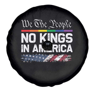 No Kings In America We The People Spare Tire Cover LGBTQ Pride American Flag Political TS11 Print Your Wear
