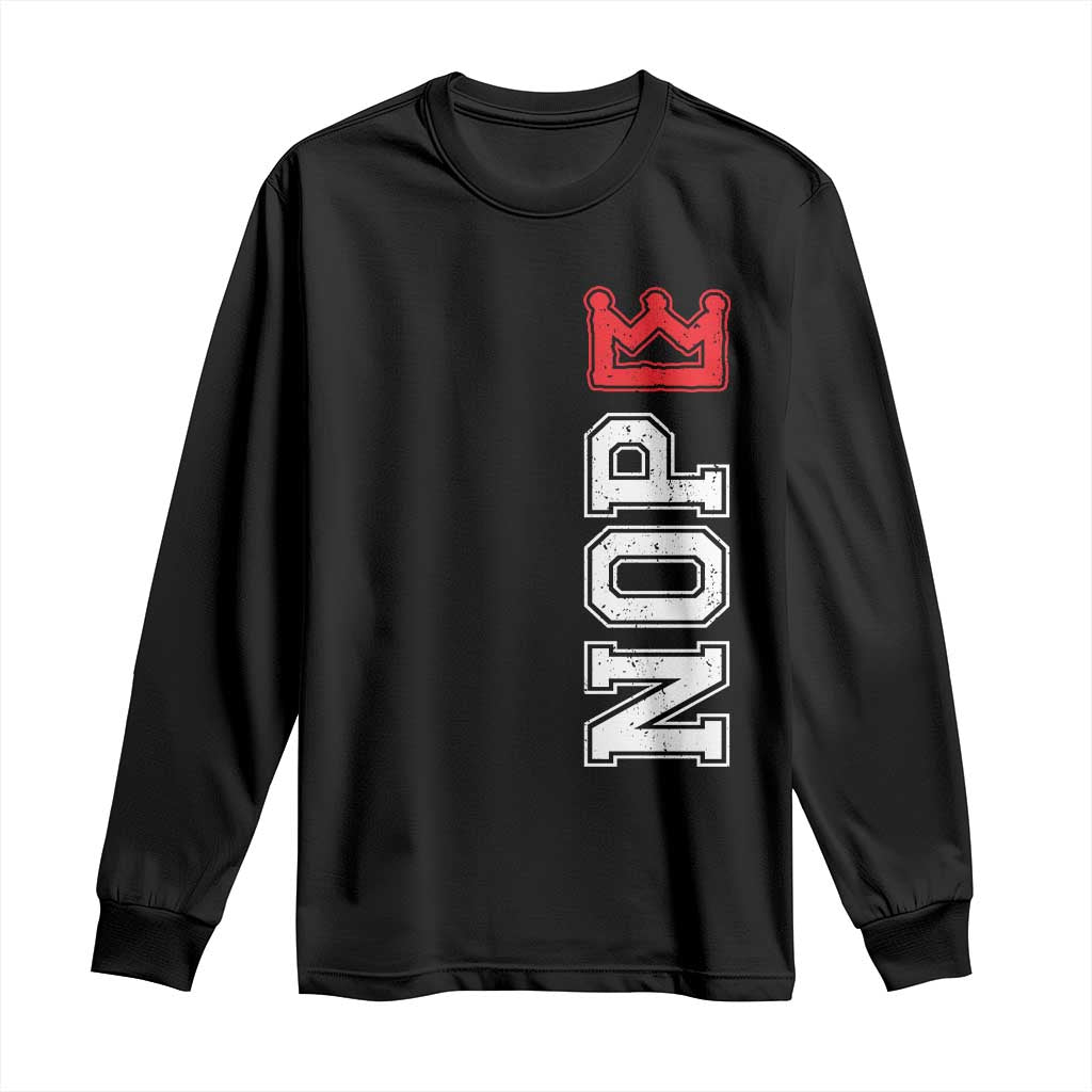 No Kings Long Sleeve Shirt In America Protest TS10 Black Print Your Wear