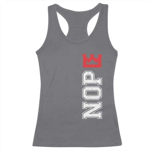 No Kings Racerback Tank Top In America Protest TS10 Charcoal Print Your Wear