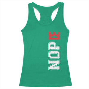 No Kings Racerback Tank Top In America Protest TS10 Irish Green Print Your Wear