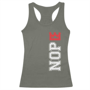 No Kings Racerback Tank Top In America Protest TS10 Military Green Print Your Wear
