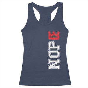 No Kings Racerback Tank Top In America Protest TS10 Navy Print Your Wear