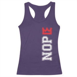 No Kings Racerback Tank Top In America Protest TS10 Purple Print Your Wear