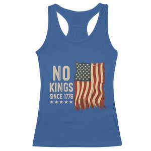 No Kings Since 1776 Racerback Tank Top Patriotic 4th Of July Distressed American Flag TS02 Royal Blue Print Your Wear