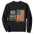 No Kings Since 1776 Sweatshirt Patriotic 4th Of July Distressed American Flag TS02 Black Print Your Wear