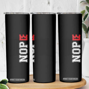 No Kings Skinny Tumbler In America Protest TS10 Print Your Wear