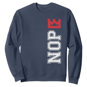 No Kings Sweatshirt In America Protest TS10 Navy Print Your Wear