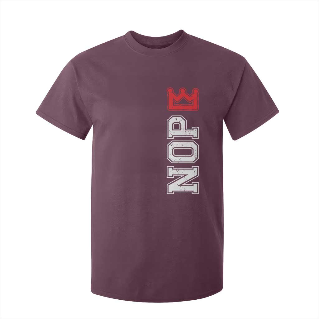No Kings T Shirt For Kid In America Protest TS10 Maroon Print Your Wear