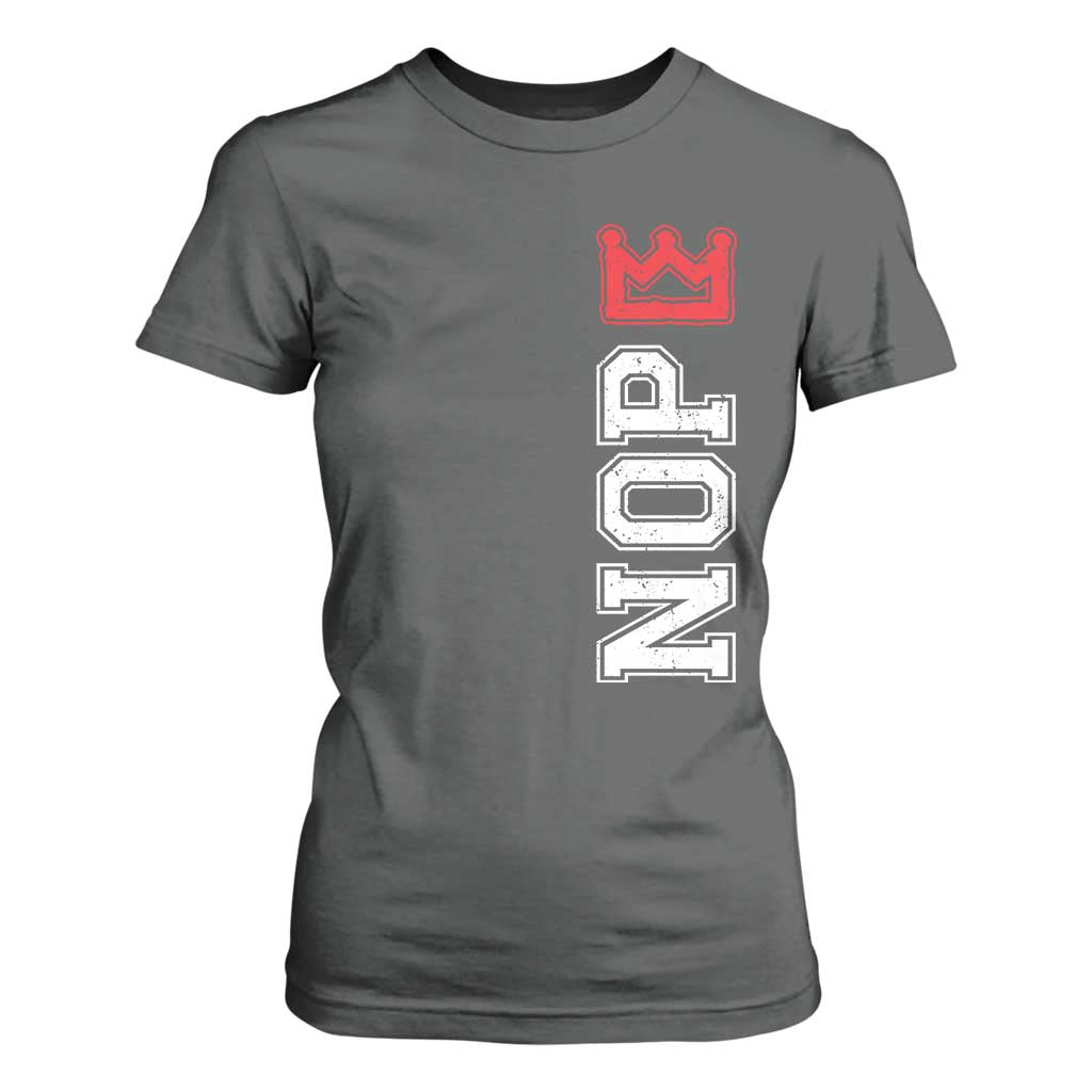 No Kings T Shirt For Women In America Protest TS10 Dark Heather Print Your Wear