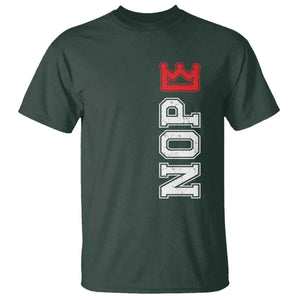 No Kings T Shirt In America Protest TS10 Dark Forest Green Print Your Wear