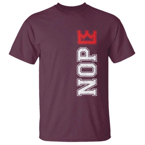 No Kings T Shirt In America Protest TS10 Maroon Print Your Wear
