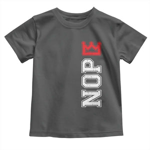 No Kings Toddler T Shirt In America Protest TS10 Dark Heather Print Your Wear