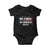 No Kings in America Baby Onesie 86 47 Impeach 47 TS10 Black Print Your Wear