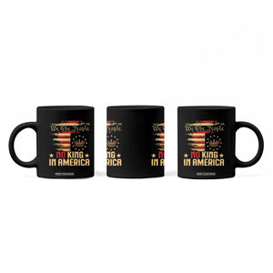 No Kings in America Coffee Mug Vintage Old American Flag Patriotic 1776 We The People TS10 Print Your Wear