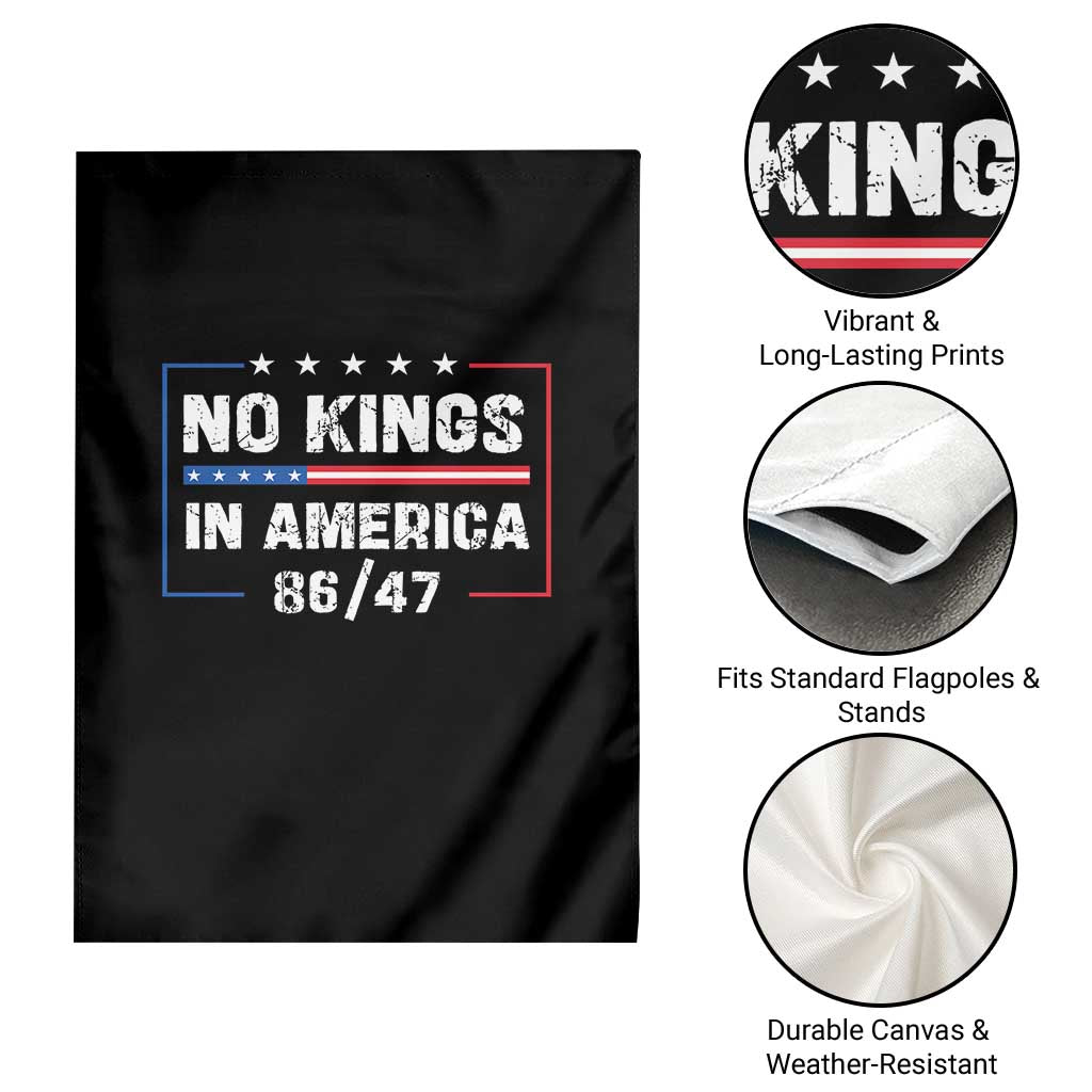 No Kings in America Garden Flag 86 47 Impeach 47 TS10 Print Your Wear