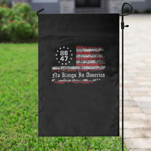 No Kings in America Garden Flag 86 47 US Flag Impeach 47 TS10 Print Your Wear