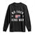 No Kings in America Long Sleeve Shirt US Flag Upside Down TS10 Black Print Your Wear