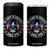 No Kings in America Patriotic Eagle 4 in 1 Can Cooler Tumbler Since 1776 4th of July USA Independence Day TS02 One Size: 16 oz Black Print Your Wear
