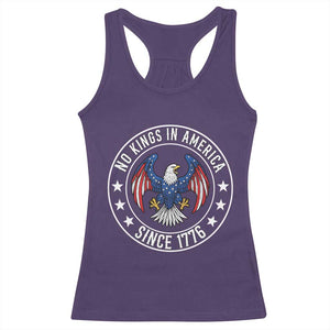 No Kings in America Patriotic Eagle Racerback Tank Top Since 1776 4th of July USA Independence Day TS02 Purple Print Your Wear