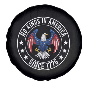 No Kings in America Patriotic Eagle Spare Tire Cover Since 1776 4th of July USA Independence Day TS02 Print Your Wear