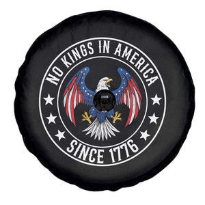 No Kings in America Patriotic Eagle Spare Tire Cover Since 1776 4th of July USA Independence Day TS02 Print Your Wear