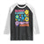 No Kings in America Protect Democracy Raglan Shirt Colorful Flowers Patriotic Feminists TS02 Black White Print Your Wear