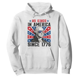 No Kings in America Since 1776 Hoodie Founding Fathers George Washington Patriotic TS02 White Print Your Wear