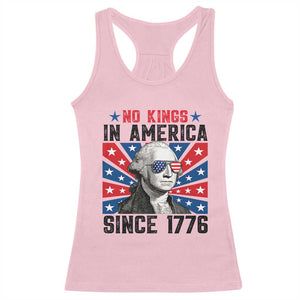 No Kings in America Since 1776 Racerback Tank Top Founding Fathers George Washington Patriotic TS02 Light Pink Print Your Wear