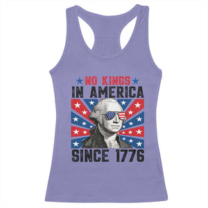 No Kings in America Since 1776 Racerback Tank Top Founding Fathers George Washington Patriotic TS02 Violet Print Your Wear