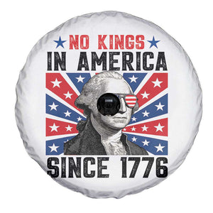 No Kings in America Since 1776 Spare Tire Cover Founding Fathers George Washington Patriotic TS02 Print Your Wear