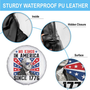 No Kings in America Since 1776 Spare Tire Cover Founding Fathers George Washington Patriotic TS02 Print Your Wear