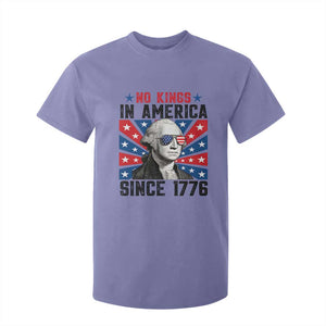 No Kings in America Since 1776 T Shirt For Kid Founding Fathers George Washington Patriotic TS02 Violet Print Your Wear