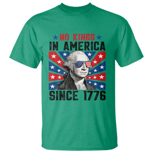 No Kings in America Since 1776 T Shirt Founding Fathers George Washington Patriotic TS02 Irish Green Print Your Wear