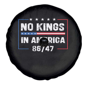 No Kings in America Spare Tire Cover 86 47 Impeach 47 TS10 Print Your Wear