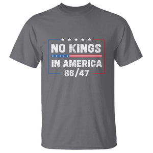 No Kings in America T Shirt 86 47 Impeach 47 TS10 Charcoal Print Your Wear