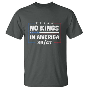 No Kings in America T Shirt 86 47 Impeach 47 TS10 Dark Heather Print Your Wear