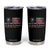 No Kings in America Tumbler Cup 86 47 US Flag Impeach 47 TS10 Black Print Your Wear