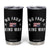 No Kings in America Tumbler Cup US Flag Upside Down TS10 Black Print Your Wear