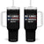 No Kings in America Tumbler With Handle 86 47 Impeach 47 TS10 One Size: 40 oz Black Print Your Wear