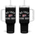 No Kings in America Tumbler With Handle US Flag Upside Down TS10 One Size: 40 oz Black Print Your Wear