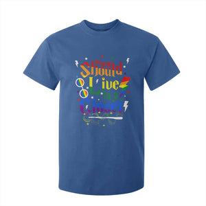 No One Should Live in a Closet T Shirt For Kid LGBTQ+ Pride Empowerment Ally TS02 Royal Blue Print Your Wear