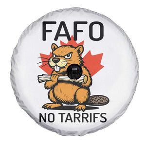 No Tariffs Canada Spare Tire Cover Never 51st State Canadian Beaver TS02 Print Your Wear