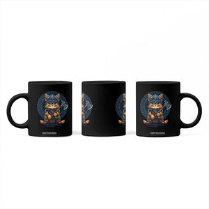 Nordic Norse Viking Cat Warrior Coffee Mug TS09 Print Your Wear