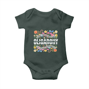 Not My President Subtle Floral Baby Onesie Not My Voice Values Beliefs TS02 Print Your Wear
