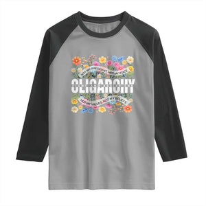 Not My President Subtle Floral Raglan Shirt Not My Voice Values Beliefs TS02 Sport Gray Black Print Your Wear