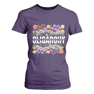 Not My President Subtle Floral T Shirt For Women Not My Voice Values Beliefs TS02 Purple Print Your Wear