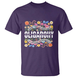 Not My President Subtle Floral T Shirt Not My Voice Values Beliefs TS02 Purple Print Your Wear