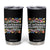 Not My President Subtle Floral Tumbler Cup Not My Voice Values Beliefs TS02 Black Print Your Wear