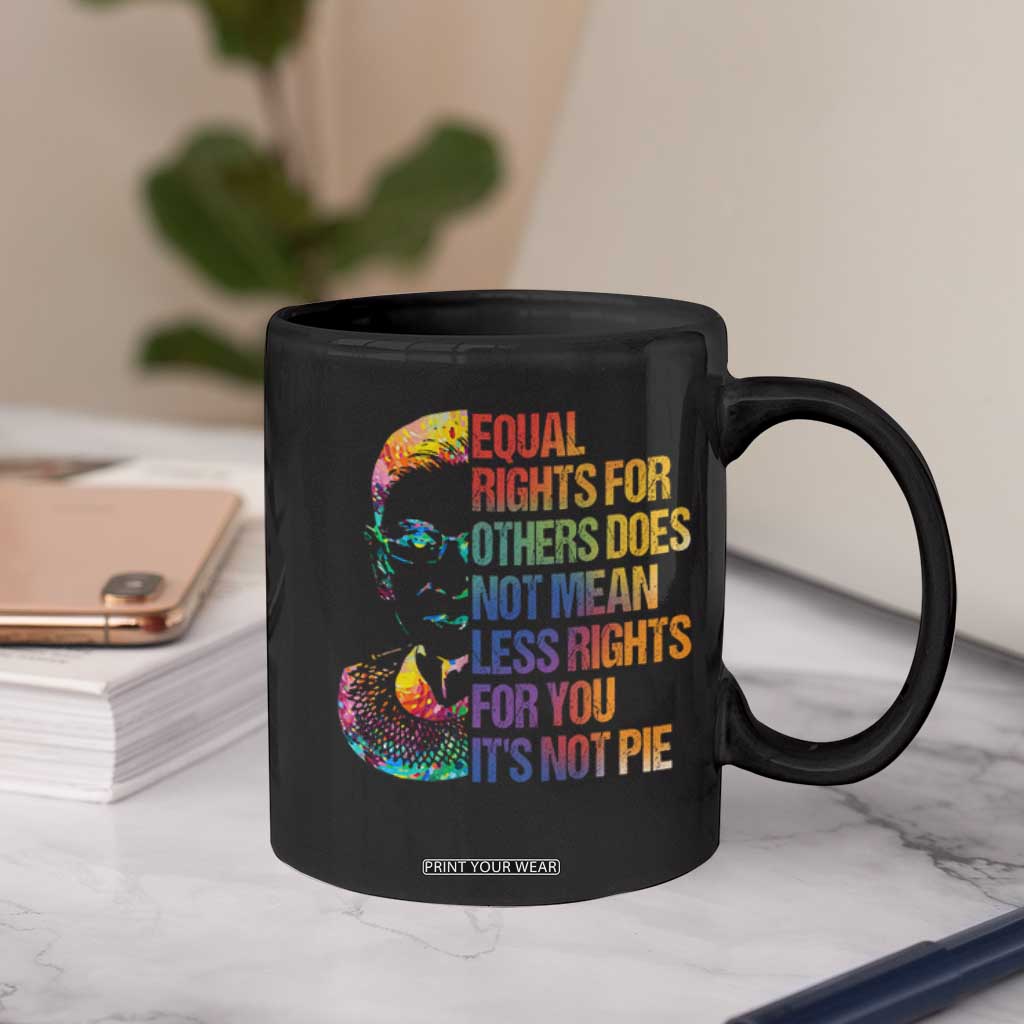 Notorious RBG Coffee Mug Feminist Citizen LGBTQ+ Equal Rights Advocate TS10 Print Your Wear